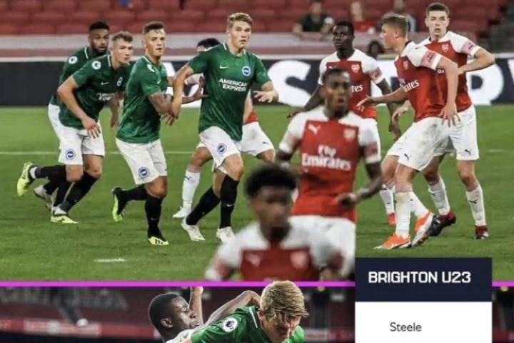 妙不可言！18年约克雷斯在布莱顿U23，曾与本-怀特一起对阵阿森纳