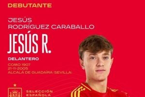 19岁赫苏斯-罗德里格斯完成西班牙首秀，也是科莫首位西班牙国脚